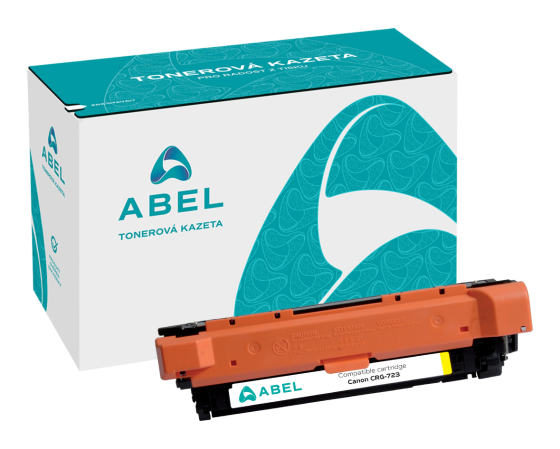 Toner ABEL CRG-723 žlutý pro tiskárny CANON (8 500 stran)