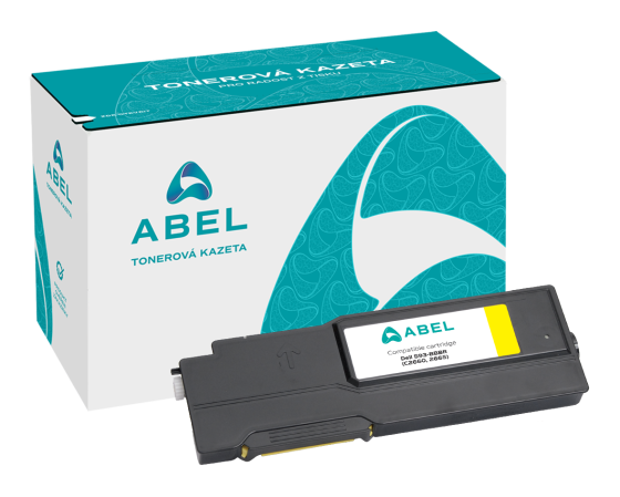 Toner ABEL 593-BBBR žlutý pro tiskárny DELL (4 000 stran)