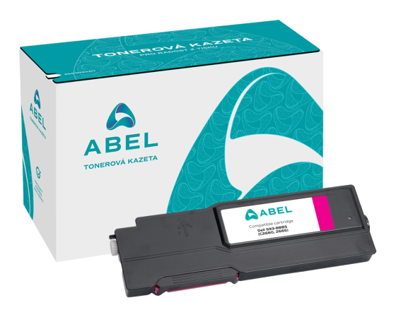 Toner ABEL 593-BBBS purpurový pro tiskárny DELL (4 000 stran)
