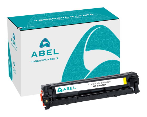 Toner ABEL CB542A žlutý pro tiskárny HP (1 400 stran)