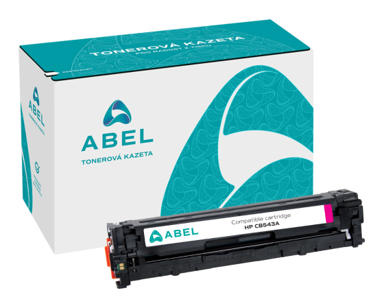 Toner ABEL CB543A purpurový pro tiskárny HP (1 400 stran)