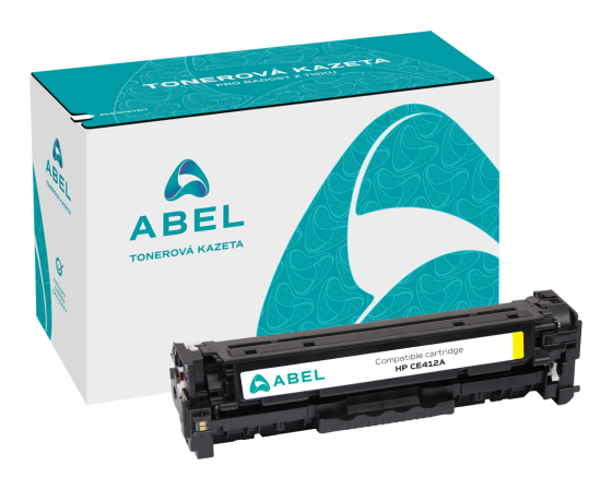 Toner ABEL CE412A žlutý pro tiskárny HP (2 600 stran)