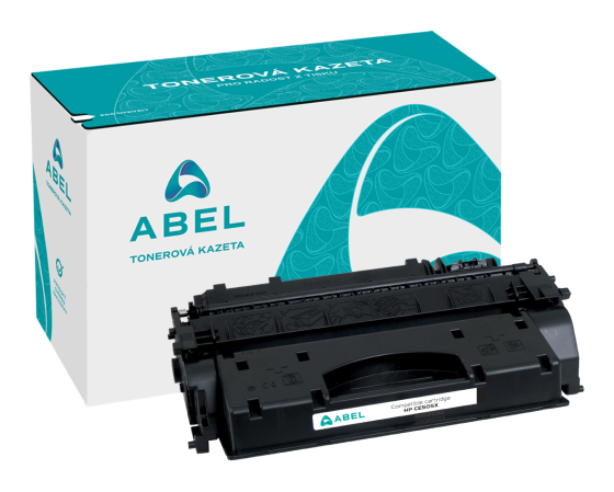 Toner ABEL CE505X pro tiskárny HP (6 500 stran)