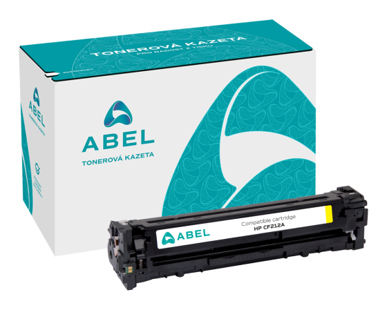 Toner ABEL CF212A, HP 131A žlutý pro tiskárny HP (1 800 stran)