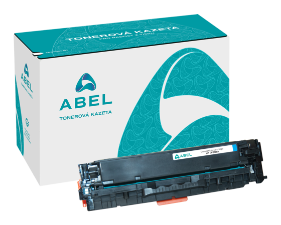 Toner ABEL CF381A azurový pro tiskárny HP (2 700 stran)