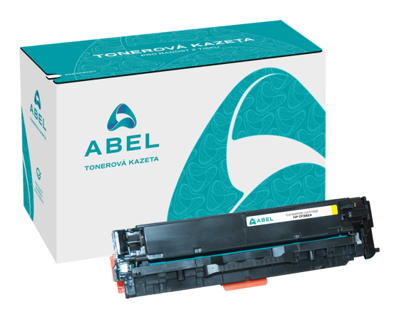 Toner ABEL CF382A žlutý pro tiskárny HP (2 700 stran)