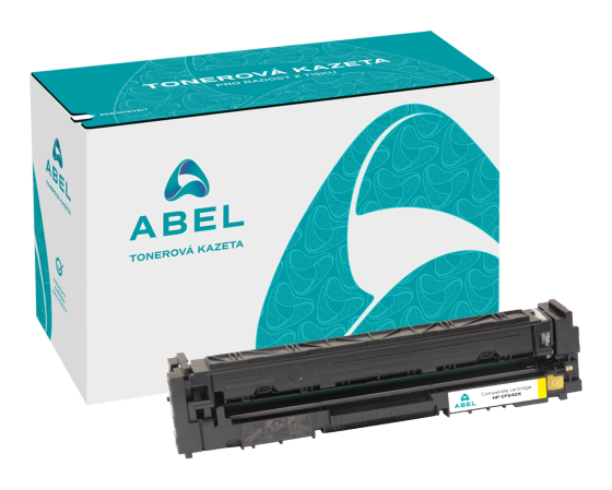 Toner ABEL CF542X, HP 203X žlutý pro tiskárny HP (2 500 stran)