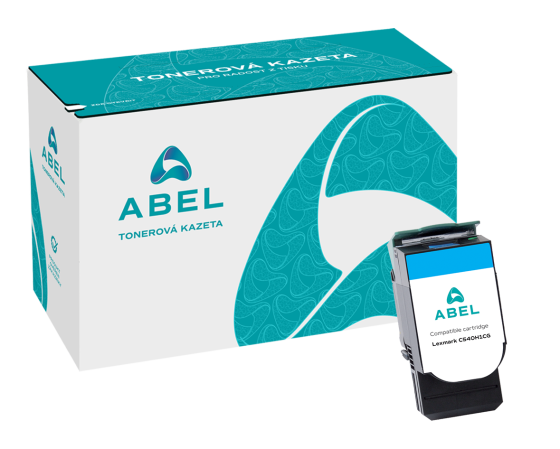 Toner ABEL C540H1CG azurový pro tiskárny LEXMARK (2 000 stran)