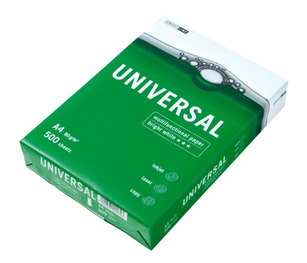 Papír xerografický A4 80g UNIVERSAL B - Smartline 200 ks paleta