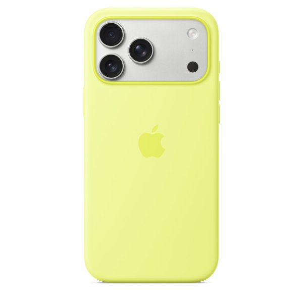 iPhone 17 Pro Max Silicone Case with MS–Neon Yell.?v=1758490804