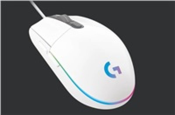 Logitech G203 Gen2/Herní/Optická/Drátová USB/Bílá