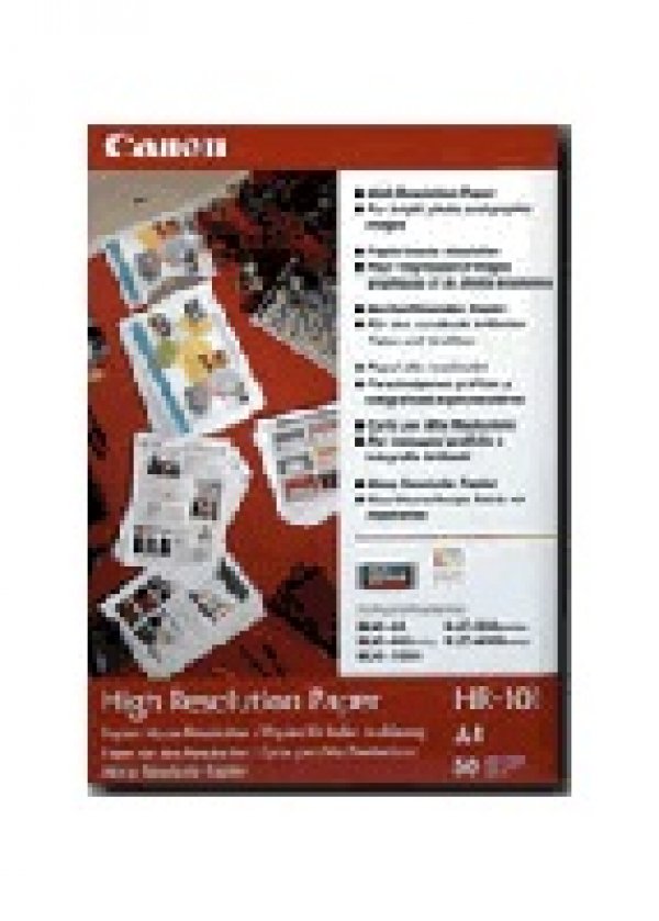 Canon High Resolution Paper, foto papír, speciálně vyhlazený, bílý, A4, 106 g/m2, 50 ks, HR-101 A4/50, inkoustový