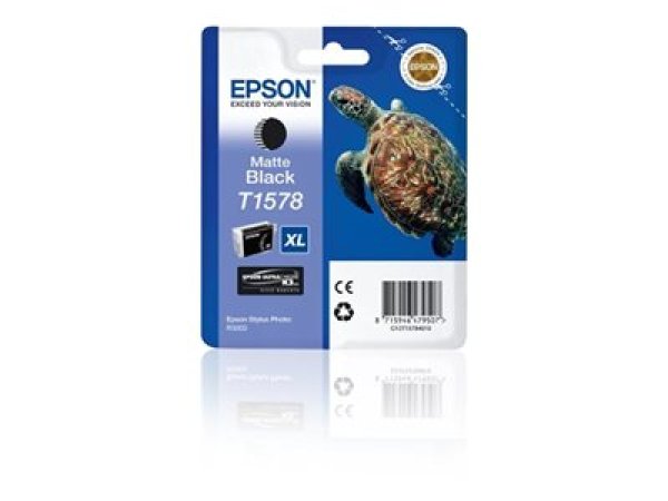 Epson T1578 - 25.9 ml - XL - matná čerň - originální - blistr - inkoustová cartridge - pro Stylus Photo R3000?v=1750190403