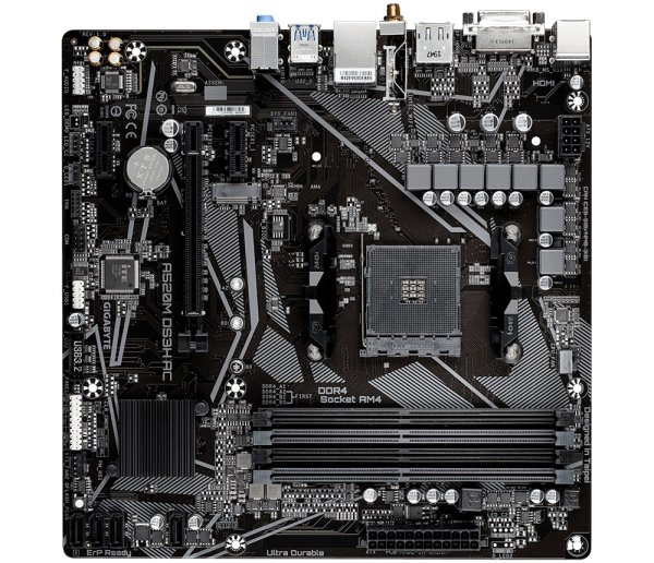GIGABYTE MB Sc AM4 A520M DS3H AC