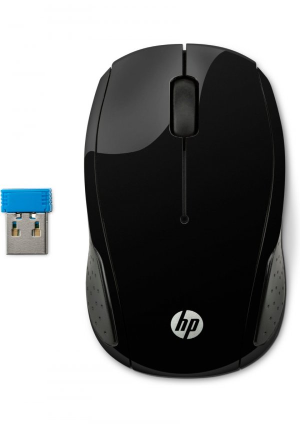 HP 200/Cestovní/Optická/Bezdrátová USB/Černá