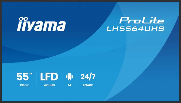 55'' iiyama LH5564UHS-B1AG:VA,4K UHD, Android,24/7?v=1755898805