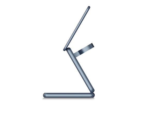 WG - Bezdrátová nabíječka WG39, 3v1, 15W+5W+3W, šedá