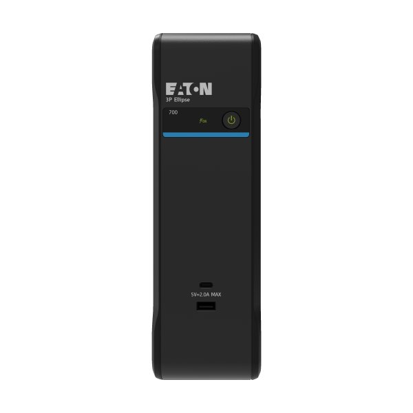 Eaton 3P Ellipse UPS USB FR, 700 VA, 420 W, Vstup: C14, Výstupy: (3) Typ E, (1) Pouze přepěťová ochrana Typ E