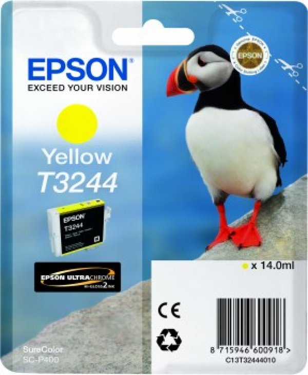 Náplň EPSON C13T32444010 žlutá (14 ml)