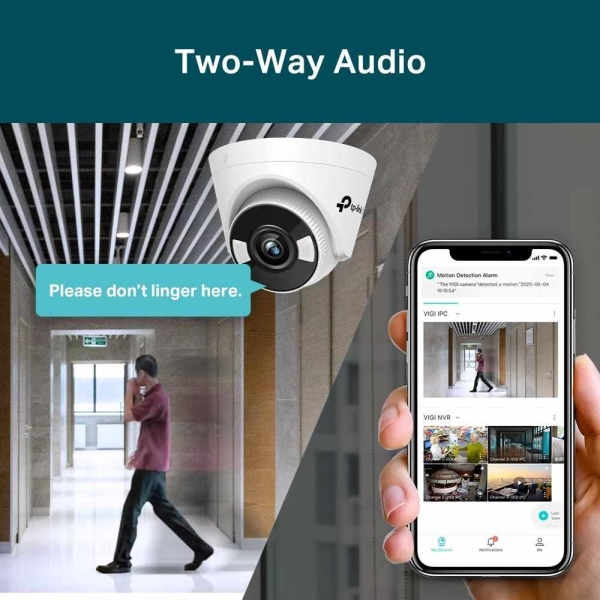 VIGI C450(4mm) 5MP Full-Color Turret Network Cam.