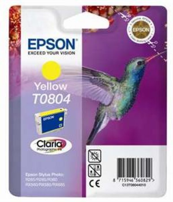 Náplň EPSON C13T08044011 žlutá (7,4 ml)