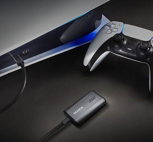 ADATA External SSD 500GB SE880 USB 3.2 USB-C, Titanium Grey - Rugged