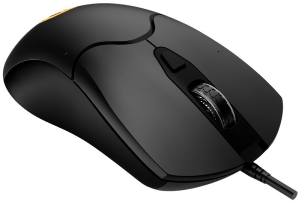 CANYON Herní drátová myš ACCEPTER GM-211, optická, RGB, až 7200 DPI, 6tl. programovatelných, černá