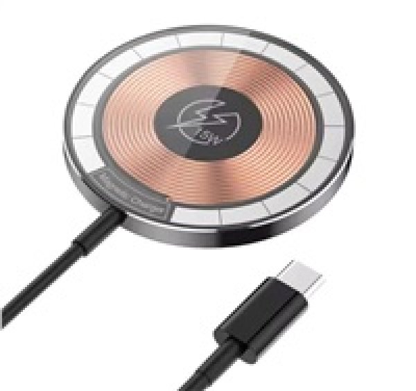 1stCOOL bezdrátová přenosná QI nabíječka 15W, MagSafe, USB-C, černá?v=1764920548