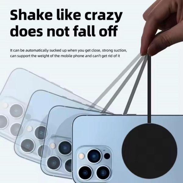 1stCOOL bezdrátová přenosná QI nabíječka 15W, MagSafe, USB-C, černá