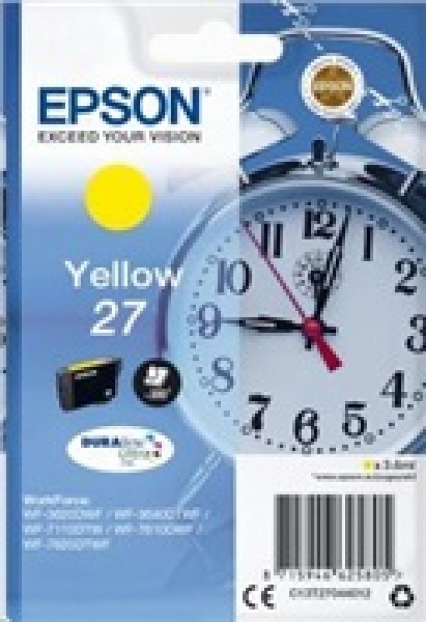 Náplň Epson 27, C13T27044012 žlutá
