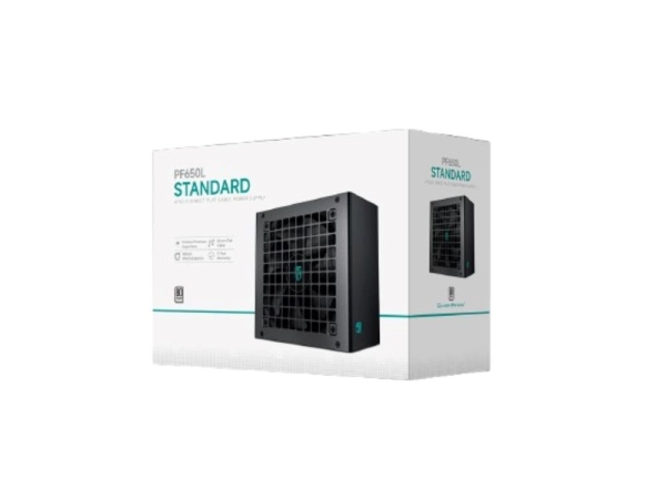 DEEPCOOL GAMERSTORM zdroj 650W PF650L, 120mm, 80+ , ATX 3.1, černá