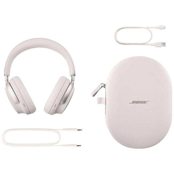 Bose QuietComfort Ultra bezdrátová sluchátka, White Smoke