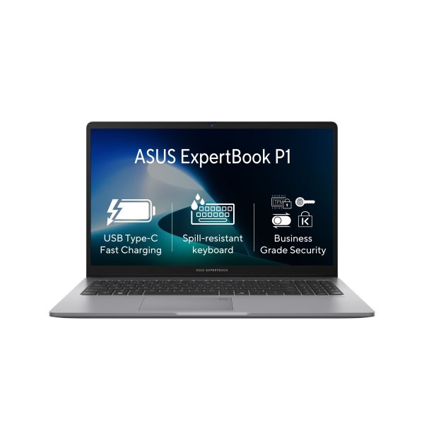 ASUS NTB ExpertBook P1 (P1503CVA-NJ0202X), i3-1315U, 15.6" 1920 x 1080, 8GB, 256GB SSD, UHD, W11 Pro, Grey