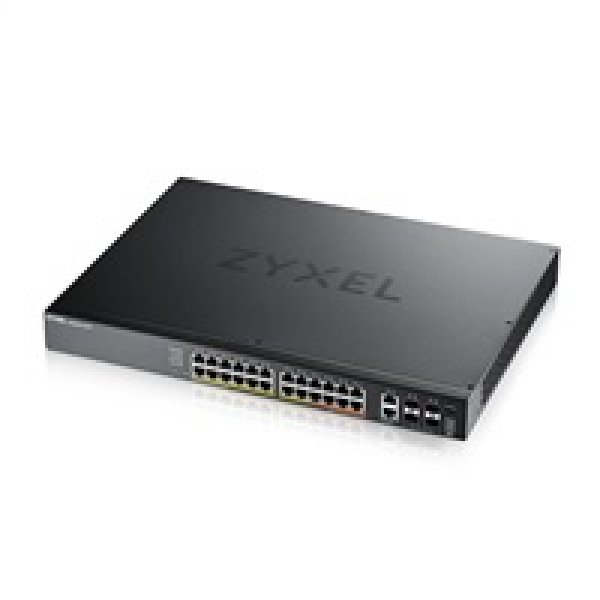 Zyxel XGS2220-30HP, L3 Access Switch, 400W PoE, 16xPoE+/10xPoE++, 24x1G RJ45 2x10mG RJ45, 4x10G SFP+ Uplink, incl. 1 yr?v=1746079203