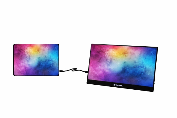 Verbatim přenosný monitor, 14", Full HD (1920x1080), 60Hz, černý