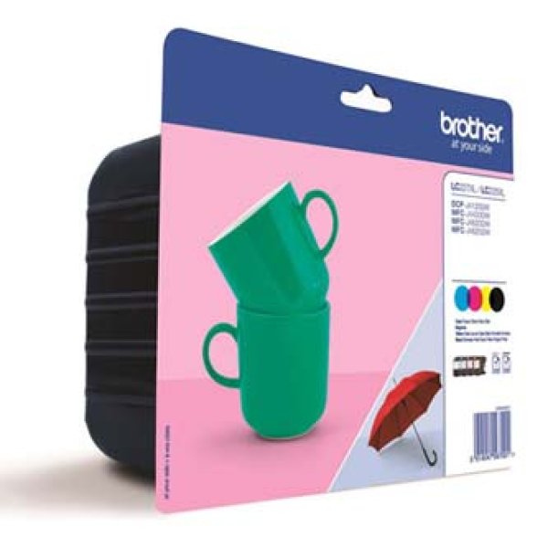 Sada náplní BROTHER LC 227XLVALBP (4x1 200 stran)