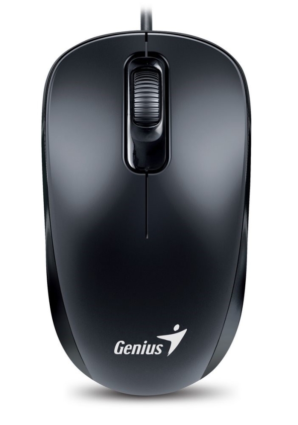 GENIUS DX-110/Kancelářská/Optická/Drátová USB/Černá