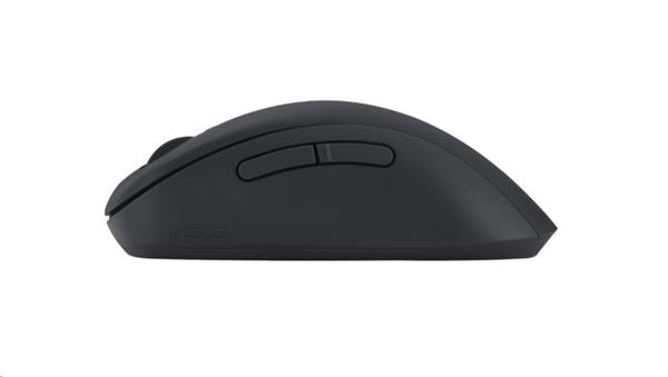 ASUS Wireless Mouse MD102/Kancelářská/Optická/Pro praváky/1 600 DPI/USB+BT/Tmavě šedá