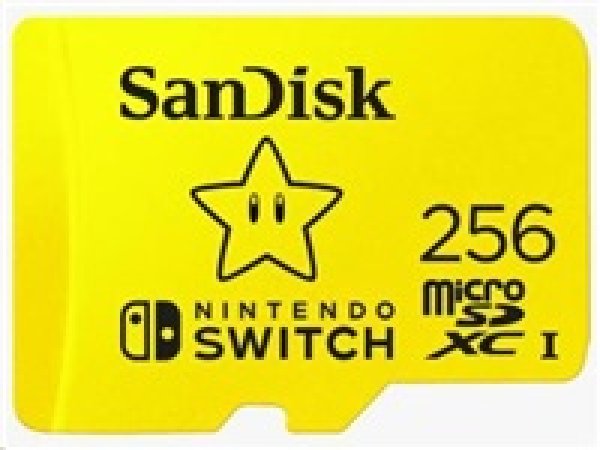 SanDisk Nintendo Switch/micro SDXC/256GB/100MBps/UHS-I U3 / Class 10