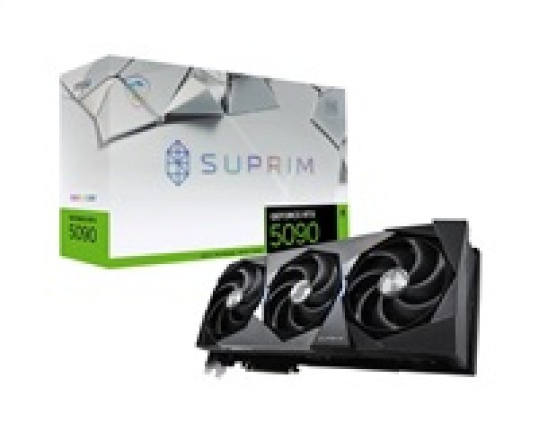MSI VGA NVIDIA GeForce RTX 5090 32G SUPRIM SOC, RTX 5090, 32GB GDDR7, 3xDP, 1xHDMI?v=1749211205