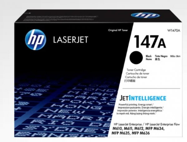 Toner HP W1470A, HP 147A černý (10 500 stran)