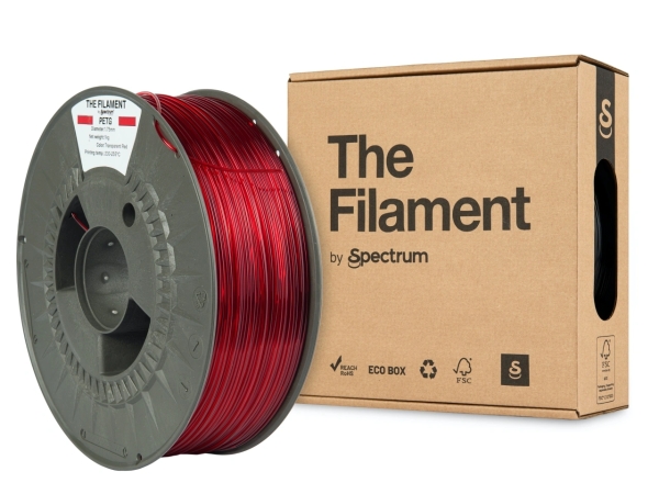 Spectrum The Filament PETG 1.75mm Transparent Red 1kg?v=1765233604