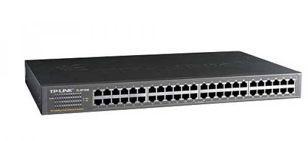 TP-Link switch TL-SF1048 (48x100Mb/s, fanless)