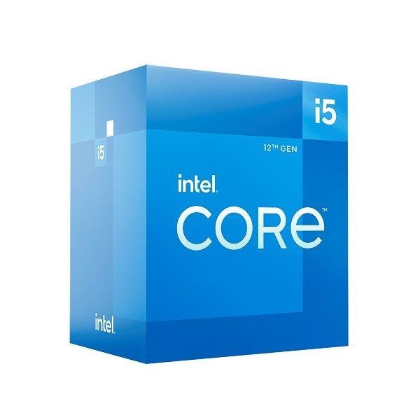 INTEL cpu CORE i5-12500 socket1700 Alder Lake BOX 65W/117W 12.generace (od 3.0GHz do 4.6GHz, 6x jádro, 12x vlákno, 18MB cache, pro DDR4 do 3200, pro DDR5 do 4800), graficka karta, virtualizace