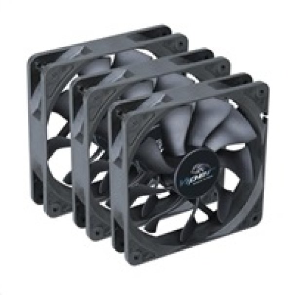ventilátor Akasa - 12 cm VIPER S-flow 3ks B