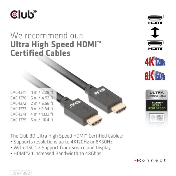 Club3D síťový přepínač - Switch, HDMI KVM Switch - Dual HDMI 4K 60Hz