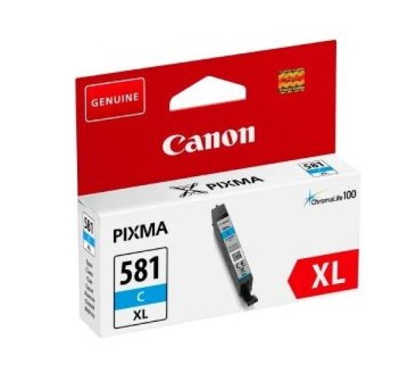 Náplň CANON CLI-581XL, 2049C001 azurová (8,3 ml)