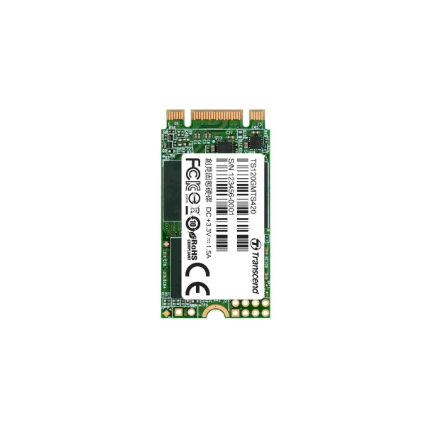 TRANSCEND Industrial SSD MTS420 120GB, M.2 2242, SATA III 6Gb/s, TLC