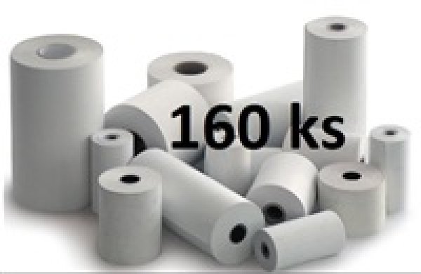 Papírový kotouček termo, 57/40/12 (18m) - 120ks