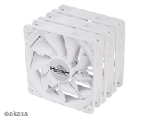 ventilátor Akasa - 12 cm VIPER S-flow 3ks W